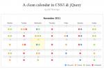 小吃 CSS3+jQuery日历事件插件