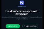 小吃 JavaScript开源跨平台框架NativeScript