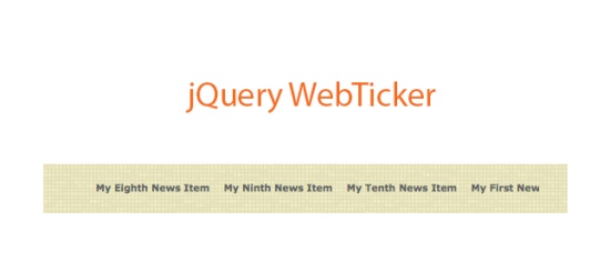 jQuery-WebTicker-Plugin
