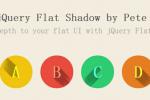 学习教程JQUERY教程 jQuery Flat Shadow – 轻松实现漂亮的长阴影效果