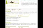 小吃 jQuery表单输入提示标签JLabel(推荐)
