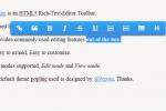 小吃 Popline：帅气的浮动 HTML5 文本编辑器工具栏