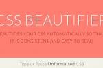 小吃 CSS Beautify – 方便的在线 CSS 代码美化工具
